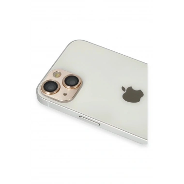 Mey İthalat® iPhone 13 Pers Alüminyum Kamera Lens - Gold