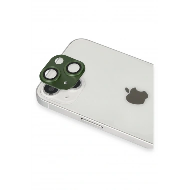 Mey İthalat® iPhone 13 Pers Alüminyum Kamera Lens - Yeşil