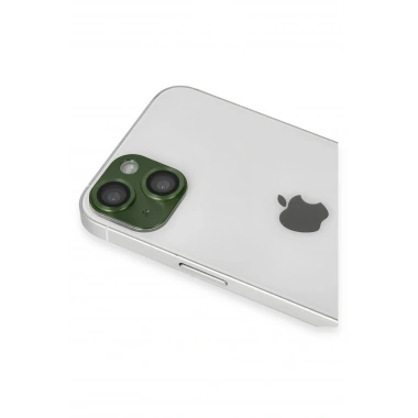Mey İthalat® iPhone 13 Pers Alüminyum Kamera Lens - Yeşil