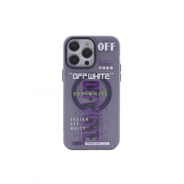 Mey İthalat®  iPhone 13 Pro Kılıf Apollo Magneticsafe Desenli Kapak - Apollo Mor - 3