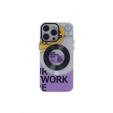 Mey İthalat® iPhone 13 Pro Kılıf Apollo Magneticsafe Desenli Kapak - Apollo Şeffaf - 6