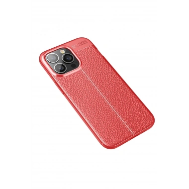 Mey İthalat®  iPhone 13 Pro Kılıf Auto Focus Kapak - Kırmızı