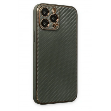 Mey İthalat®  iPhone 13 Pro Kılıf Coco Karbon Silikon - Füme