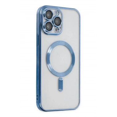 Mey İthalat®  iPhone 13 Pro Kılıf Kross Magneticsafe Kapak - Sierra Blue