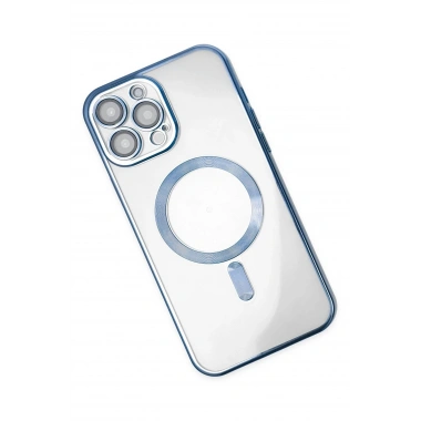 Mey İthalat®  iPhone 13 Pro Kılıf Kross Magneticsafe Kapak - Sierra Blue