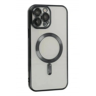 Mey İthalat®  iPhone 13 Pro Kılıf Kross Magneticsafe Kapak - Siyah