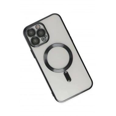 Mey İthalat®  iPhone 13 Pro Kılıf Kross Magneticsafe Kapak - Siyah