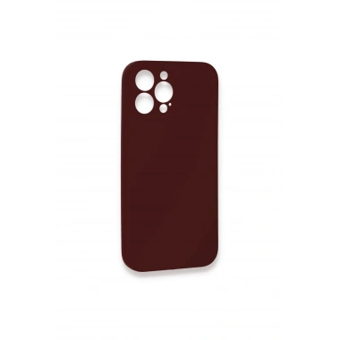 Mey İthalat®  iPhone 13 Pro Kılıf Lansman Legant Silikon - Bordo