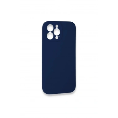 Mey İthalat®  iPhone 13 Pro Kılıf Lansman Legant Silikon - Lacivert