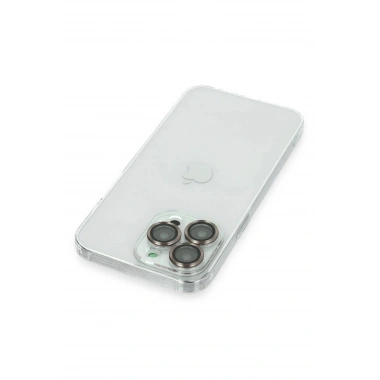 Mey İthalat® iPhone 13 Pro Kılıf Luko Lens Silikon -Yeşil