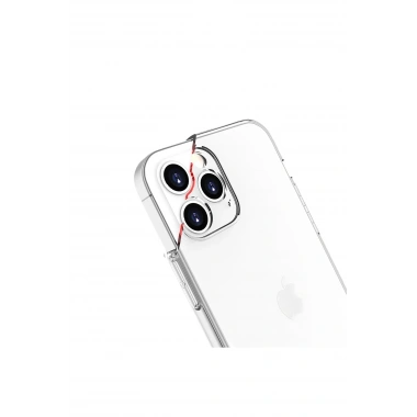 Mey İthalat®  iPhone 13 Pro Kılıf Lüx Şeffaf Silikon