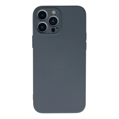 Mey İthalat®  iPhone 13 Pro Kılıf Nano içi Kadife Silikon - Gri