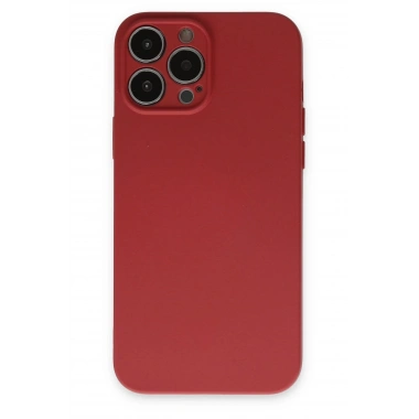Mey İthalat®  iPhone 13 Pro Kılıf Nano içi Kadife Silikon - Kiremit