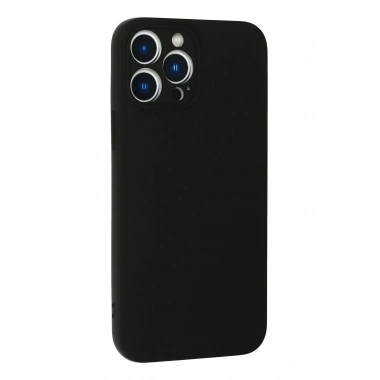 Mey İthalat®  iPhone 13 Pro Kılıf Nano içi Kadife Silikon - Siyah
