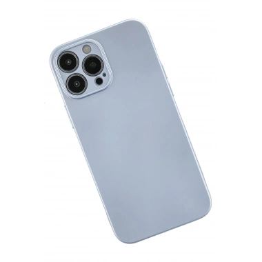 Mey İthalat®  iPhone 13 Pro Kılıf Nano içi Kadife Silikon - Sky Blue