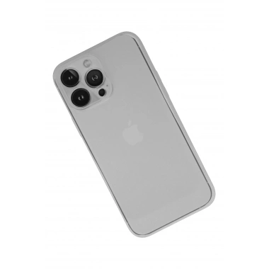 Mey İthalat® iPhone 13 Pro Kılıf PP Ultra İnce Kapak - Beyaz