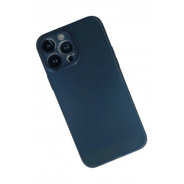 Mey İthalat® iPhone 13 Pro Kılıf PP Ultra İnce Kapak - Mavi
