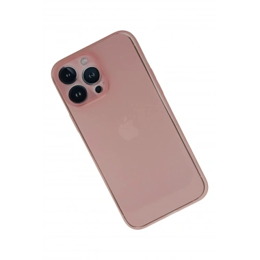 Mey İthalat®  iPhone 13 Pro Kılıf PP Ultra İnce Kapak - Pembe