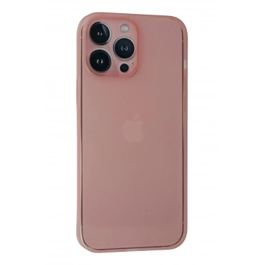 Mey İthalat®  iPhone 13 Pro Kılıf PP Ultra İnce Kapak - Pembe