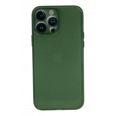 Mey İthalat®  iPhone 13 Pro Kılıf PP Ultra İnce Kapak - Yeşil