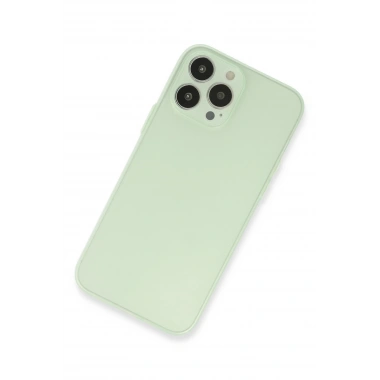 Mey İthalat®  iPhone 13 Pro Kılıf Puma Silikon - Açık Yeşil