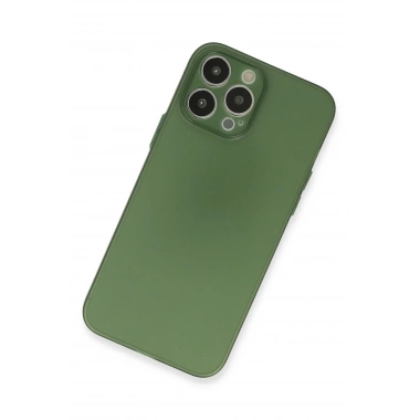 Mey İthalat®  iPhone 13 Pro Kılıf Puma Silikon - Yeşil