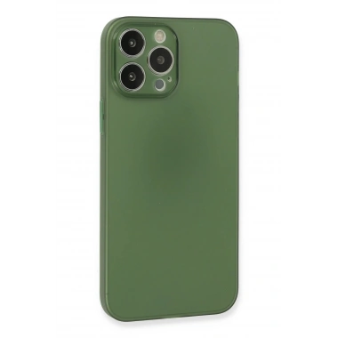 Mey İthalat®  iPhone 13 Pro Kılıf Puma Silikon - Yeşil