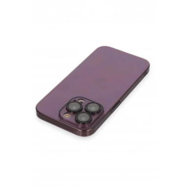 Mey İthalat® iPhone 13 Pro Max Kılıf Armada Lensli Kapak - Derin Mor