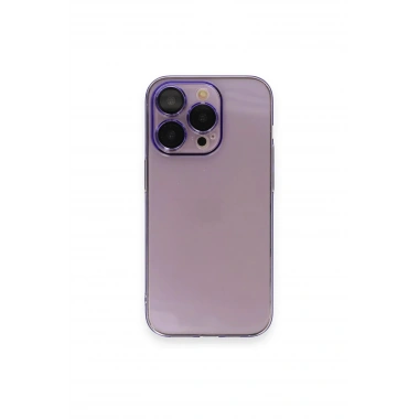 Mey İthalat® iPhone 13 Pro Max Kılıf Armada Lensli Kapak - Lila