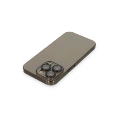 Mey İthalat®  iPhone 13 Pro Max Kılıf Armada Lensli Kapak - Siyah