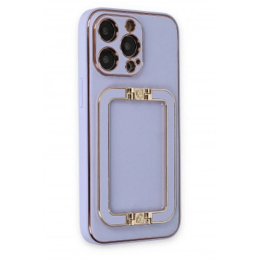 Mey İthalat®  iPhone 13 Pro Max Kılıf Coco Elit Kapak - Lila