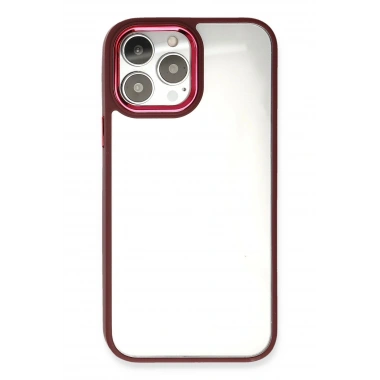 Mey İthalat® iPhone 13 Pro Max Kılıf Dora Kapak - Kırmızı