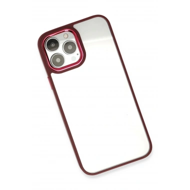 Mey İthalat® iPhone 13 Pro Max Kılıf Dora Kapak - Kırmızı