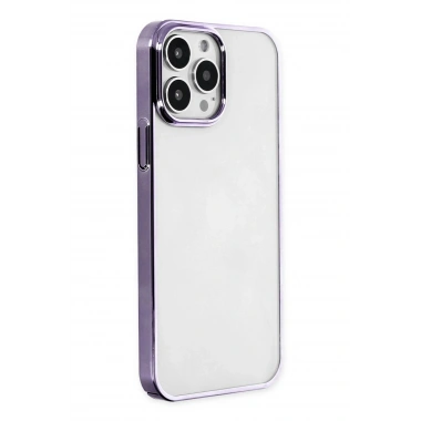 Mey İthalat® iPhone 13 Pro Max Kılıf Element Silikon - Mor