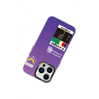 Mey İthalat®  iPhone 13 Pro Max Kılıf Estoril Desenli Kapak - Estoril - 4