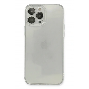 Mey İthalat® iPhone 13 Pro Max Kılıf Fly Lens Silikon - Şeffaf
