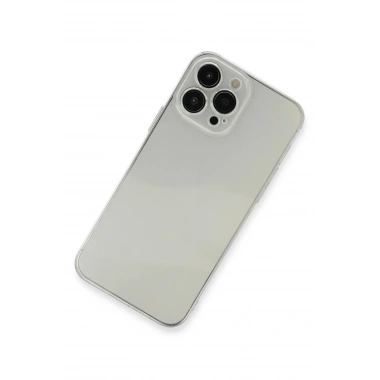 Mey İthalat® iPhone 13 Pro Max Kılıf Fly Lens Silikon - Şeffaf
