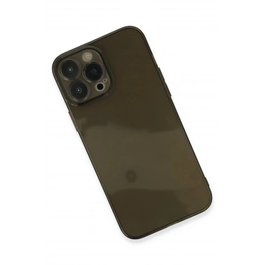 Mey İthalat® iPhone 13 Pro Max Kılıf Fly Lens Silikon - Siyah