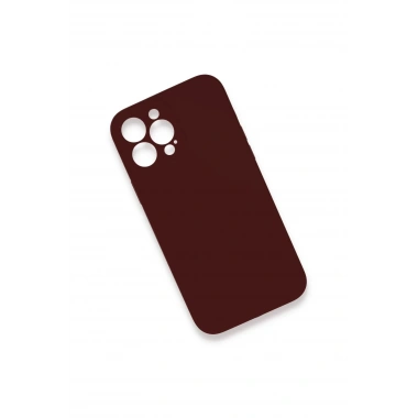 Mey İthalat®  iPhone 13 Pro Max Kılıf Lansman Legant Silikon - Bordo