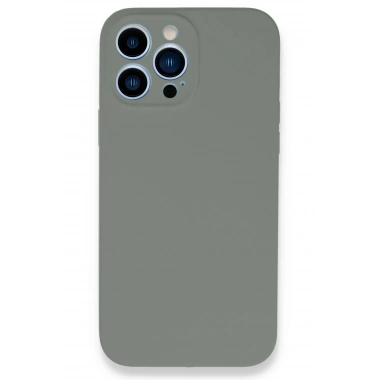 Mey İthalat®  iPhone 13 Pro Max Kılıf Lansman Legant Silikon - Gri