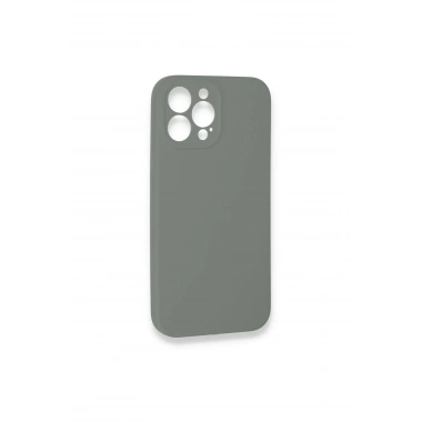 Mey İthalat®  iPhone 13 Pro Max Kılıf Lansman Legant Silikon - Gri