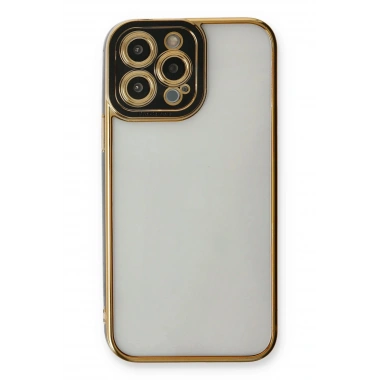 Mey İthalat® iPhone 13 Pro Max Kılıf Liva Lens Silikon - Siyah