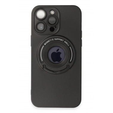 Mey İthalat® iPhone 13 Pro Max Kılıf Lukka Magneticsafe Kapak - Siyah