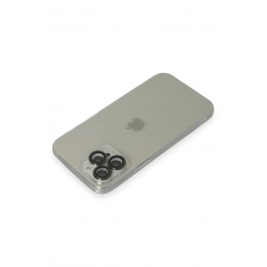 Mey İthalat® iPhone 13 Pro Max Kılıf Luko Lens Silikon - Yeşil