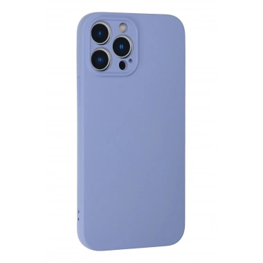 Mey İthalat®  iPhone 13 Pro Max Kılıf Nano içi Kadife Silikon - Lila