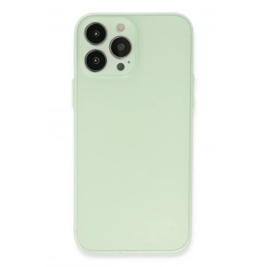 Mey İthalat®  iPhone 13 Pro Max Kılıf Puma Silikon - Açık Yeşil