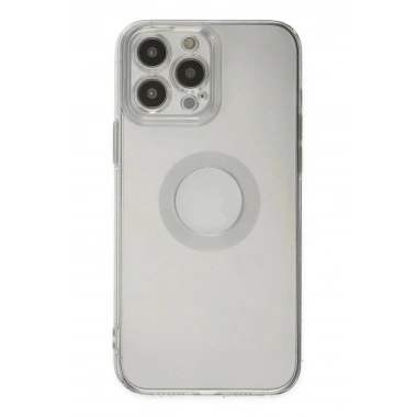 Mey İthalat® iPhone 13 Pro Max Kılıf Santa Lens Silikon - Şeffaf