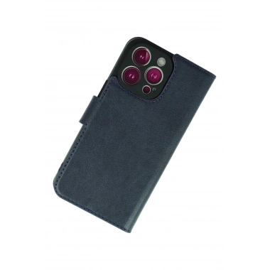Mey İthalat®  iPhone 13 Pro Max Kılıf Trend S Plus Kapaklı Kılıf - Lacivert