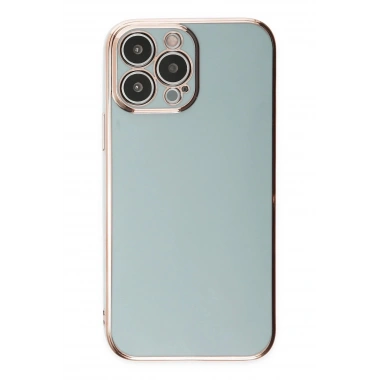 Mey İthalat®  iPhone 13 Pro Max Kılıf Volet Silikon - Açık Yeşil