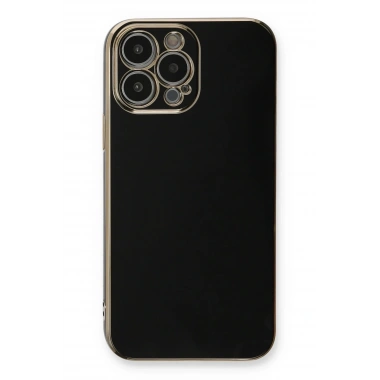 Mey İthalat®  iPhone 13 Pro Max Kılıf Volet Silikon - Siyah